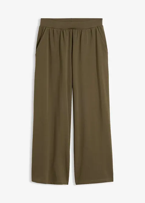 7/8-byxa av ekologisk bomull med stretch, bonprix