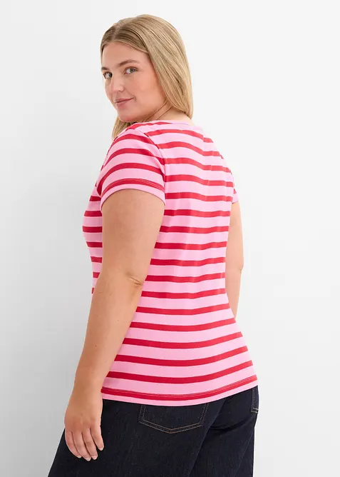T-shirt av ekologisk bomull (2-pack), bonprix