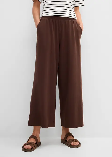 7/8-byxa av ekologisk bomull med stretch, bonprix