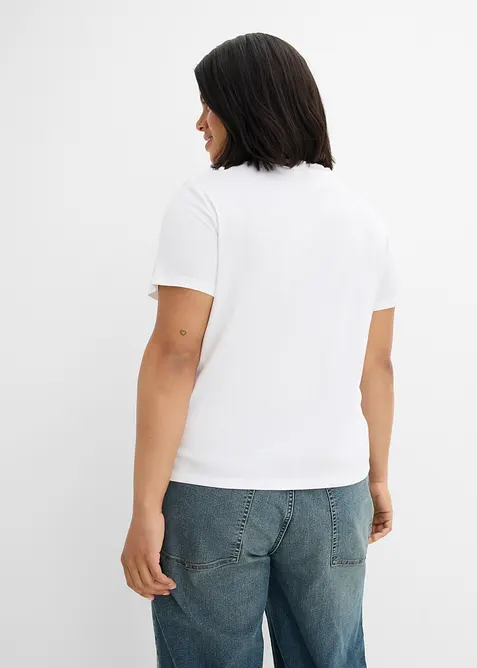 T-shirt av ren bomull, bonprix