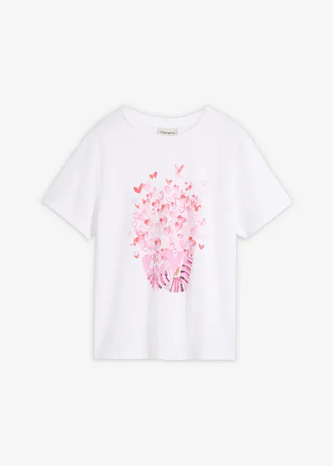 T-shirt av ren bomull, bonprix