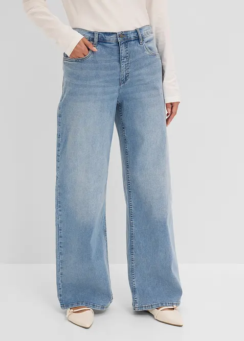 Wide Leg Jeans High Waist, bonprix