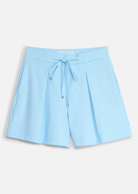 Mycket l&auml;tta funktionsshorts med dekorveck, snabbtorkande, bonprix