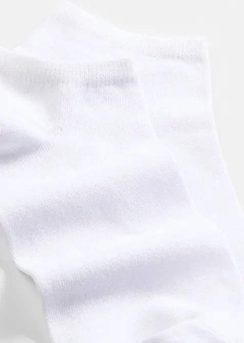 Ankelstrumpor med ekologisk bomull (8-pack), bonprix