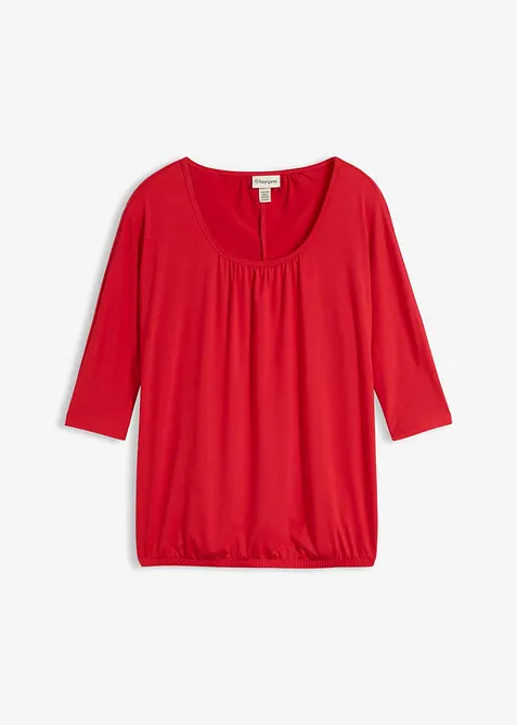 Oversizetopp i materialmix, bonprix