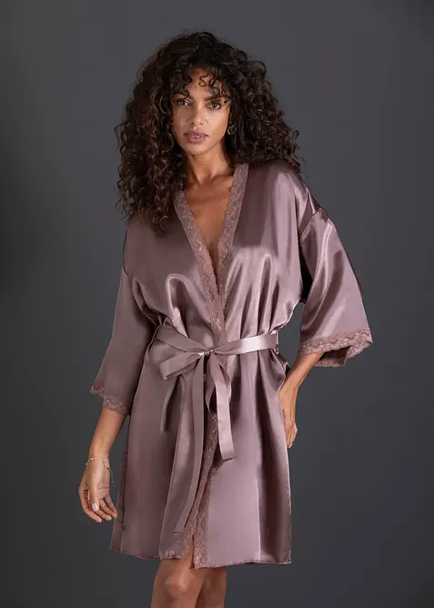 Kimono i satin, bonprix