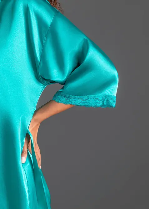 Kimono i satin, bonprix