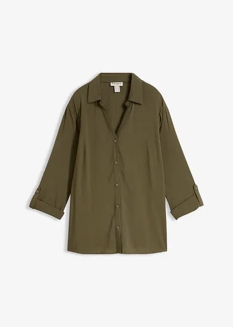 Blus av mjuk viskos, bonprix