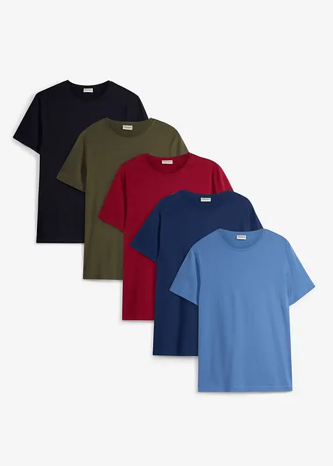 T-shirt (5-pack), bonprix