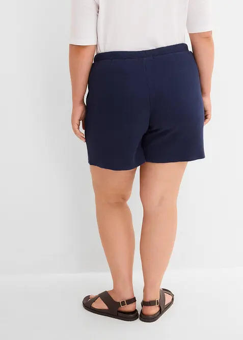 Shorts av ren bomull med struktur, bonprix