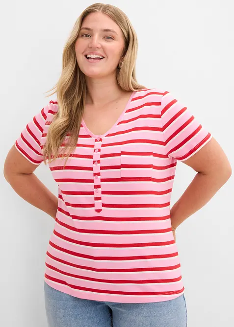 T-shirt av bomullsmix, bonprix