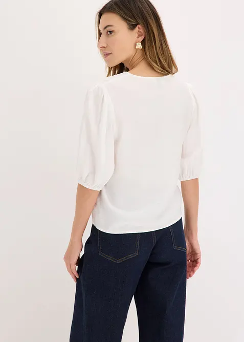 Blus i viskosmix, bonprix