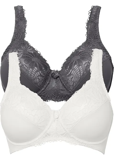 Minimizer-BH med vadderade axelband (2-pack), bonprix