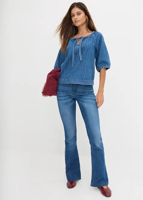 Bootcut Jeans Mid Waist, Stretch, bonprix