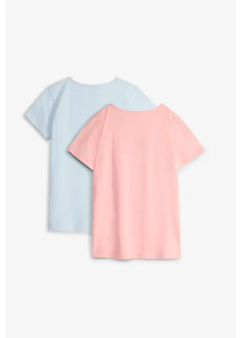 T-shirt i ekologisk bomull (2-pack), bonprix