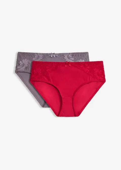 Maxitrosa med spets (2-pack), bonprix