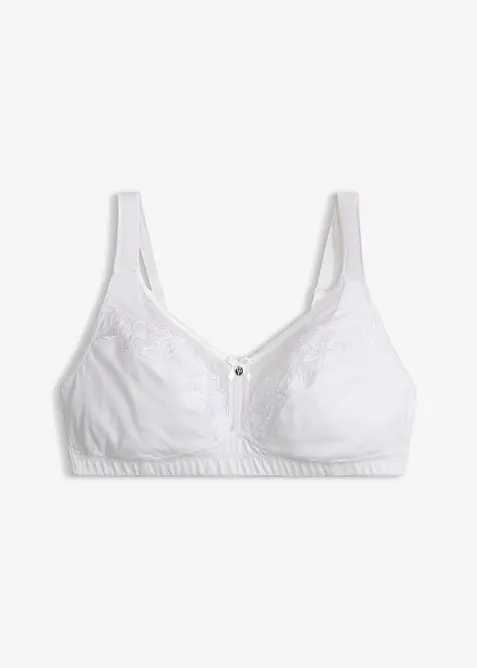 Avlastande BH utan bygel, med behaglig bomull, bonprix