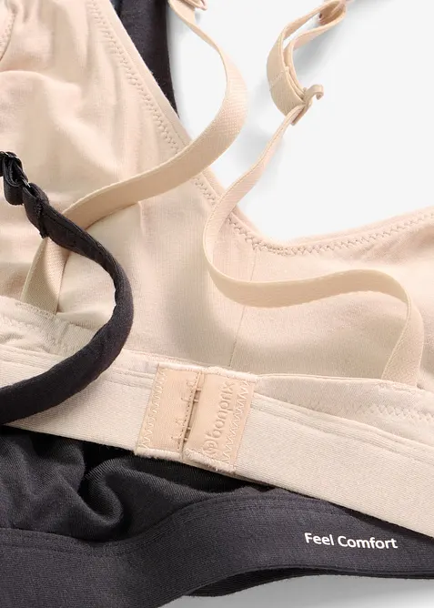 Feel Comfort-bralette av mjuk modal (2-pack), bonprix