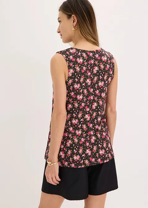Jerseylinne av viskosmix, bonprix