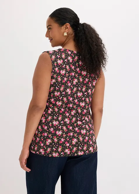 Jerseylinne av viskosmix, bonprix