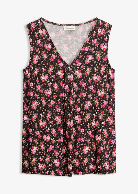 Jerseylinne av viskosmix, bonprix