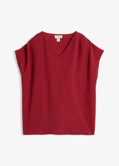 Blustunika av mjuk muslin, bonprix