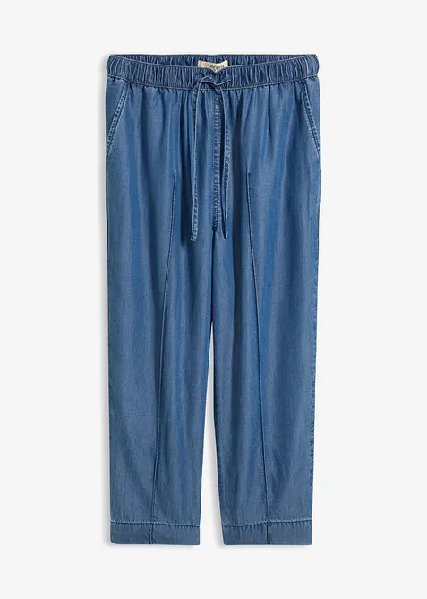 Morotsbyxa av lyocell, 7/8-l&auml;ngd, bonprix