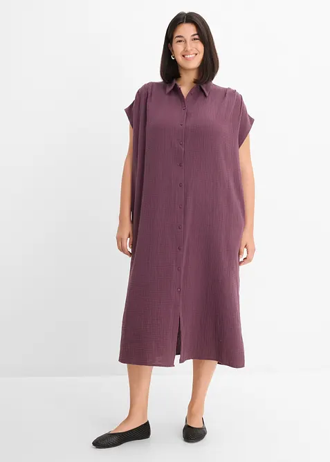 Kaftankl&auml;nning av mjuk muslin, bonprix