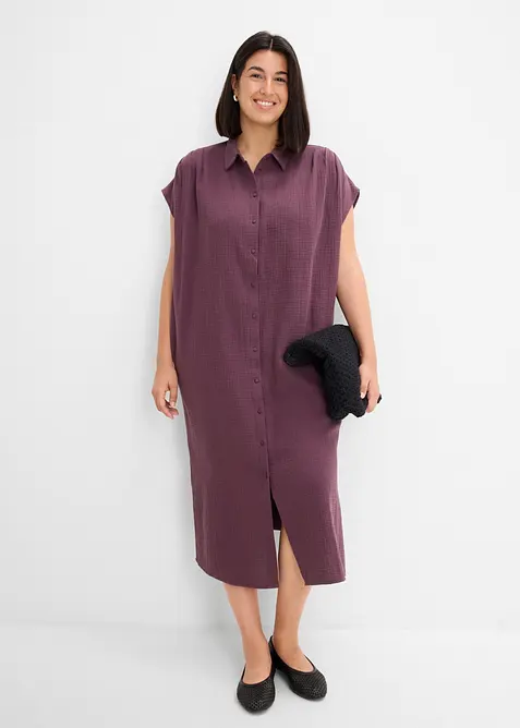 Kaftankl&auml;nning av mjuk muslin, bonprix