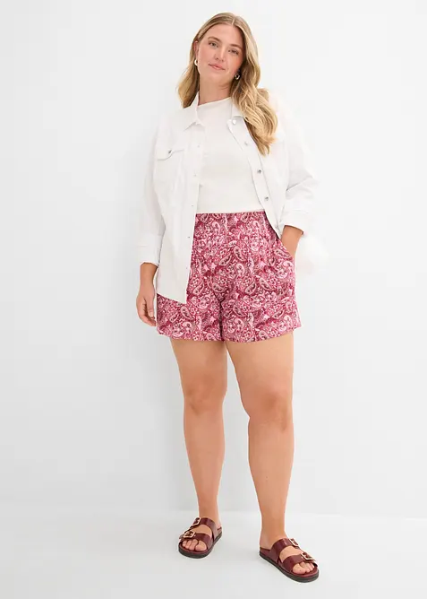 Jerseyshorts av viskos med mjukt fall, bonprix