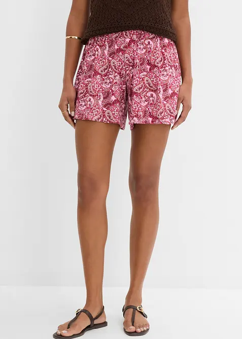 Jerseyshorts av viskos med mjukt fall, bonprix