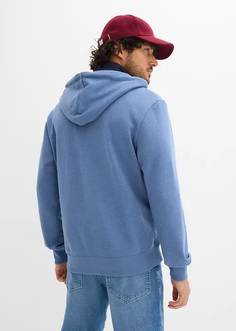 Munkjacka med detaljer i skinnimitation, bonprix