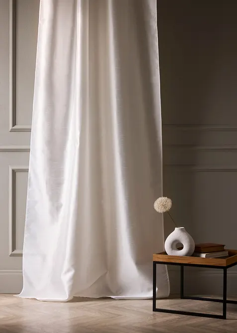 Gardinl&auml;ngd med l&auml;tt glansig effekt (1-pack), &auml;ven i l&auml;ngre modell, bonprix