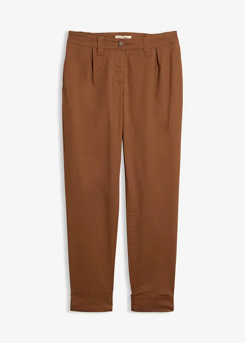 Ankell&aring;nga chinos i bomullsmix med stretch, bonprix