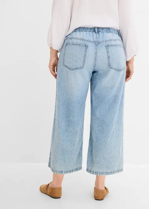 Wide Leg Jeans, Cropped, bonprix