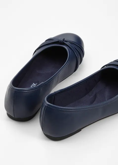 Sk&ouml;na ballerinaskor med bekv&auml;m vidd, bonprix