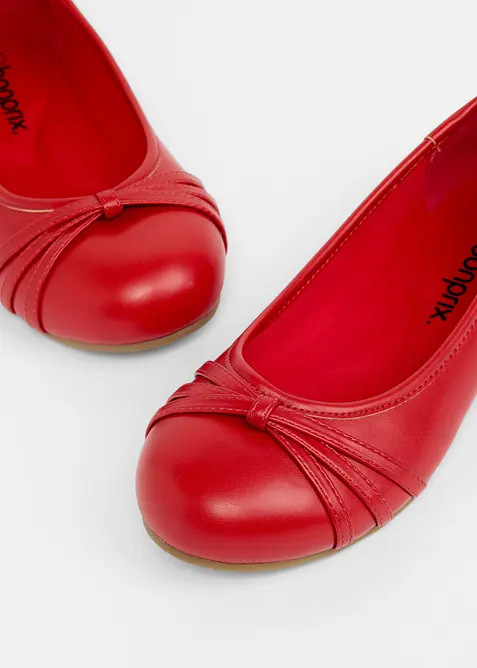 Sk&ouml;na ballerinaskor med bekv&auml;m vidd, bonprix