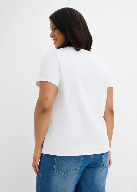 T-shirt av bomullsmix, bonprix