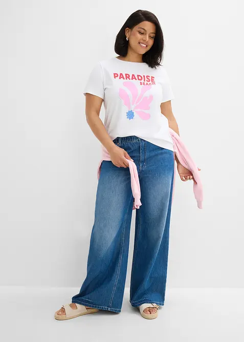T-shirt av bomullsmix, bonprix
