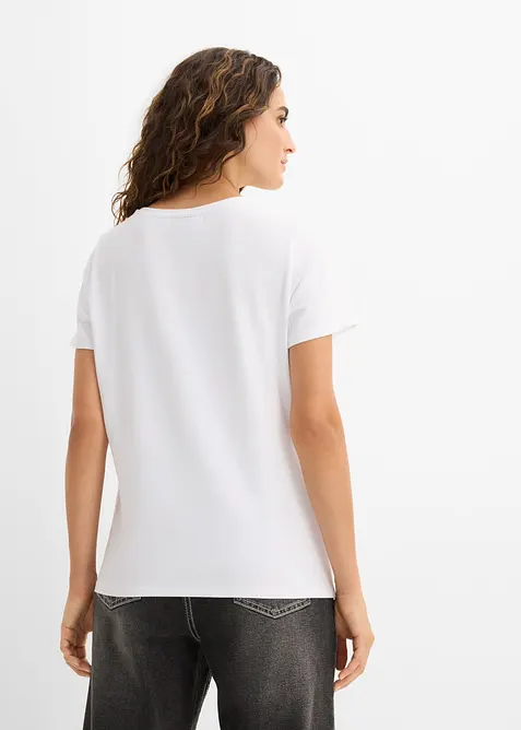 T-shirt av bomullsmix, bonprix