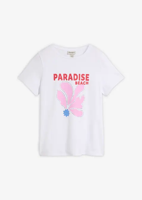 T-shirt av bomullsmix, bonprix