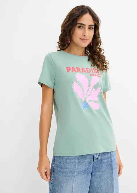 T-shirt av bomullsmix, bonprix