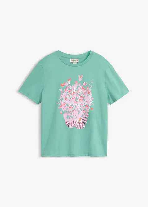 T-shirt av ren bomull, bonprix