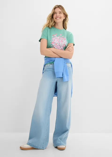 T-shirt av ren bomull, bonprix