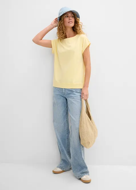T-shirt av ren ekologisk bomull (2-pack), bonprix