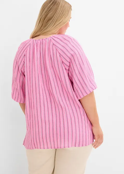 Blustunika av mjuk muslin, bonprix