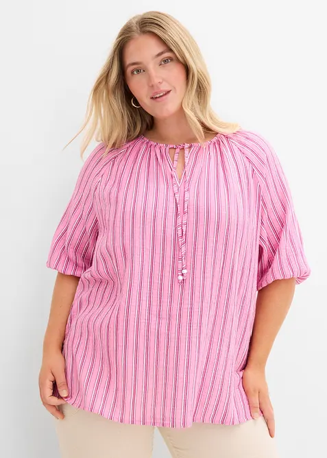 Blustunika av mjuk muslin, bonprix