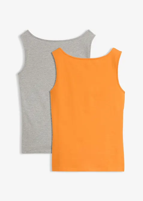 Linne med b&aring;tringning (2-pack), bonprix