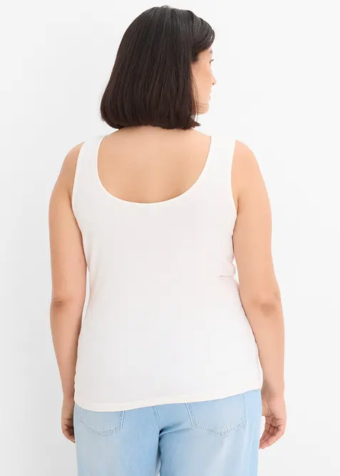 Linne med b&aring;tringning (2-pack), bonprix
