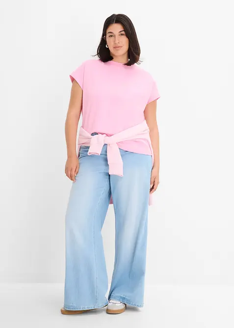 T-shirt av ekologisk bomull (2-pack), bonprix